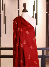 Royal Fashion Embroidered Woolen Shawls - RF25SH W623-P30 Maroon